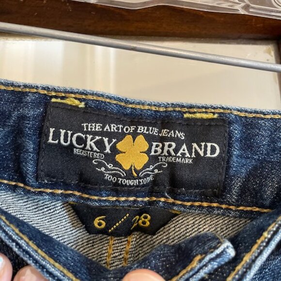 Lucky Brand Distressed Lola Skinny Jeans, Size 6 (28) - Picture 7 of 15